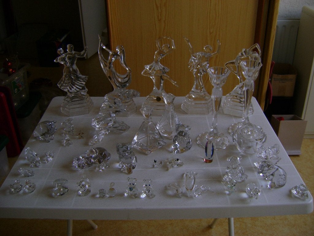 42del kristal verzameling alles heb ik behalve 3ballerina,s, Verzamelen, Ophalen of Verzenden, Zo goed als nieuw, Kristal, Beeldje(s)