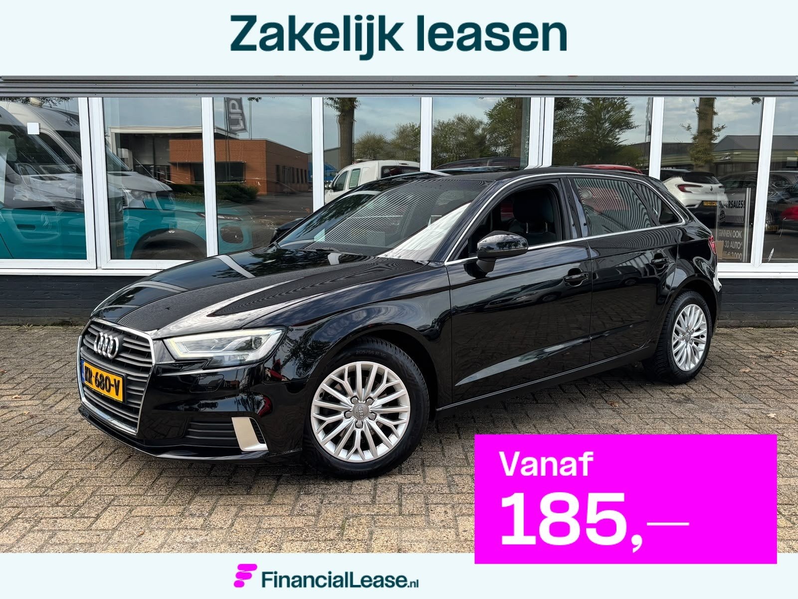 Audi A3 Sportback 1.0 TFSI Sport Lease Edition | Sportstoele, Voorwielaandrijving, Dealer onderhouden, Stof, Zwart