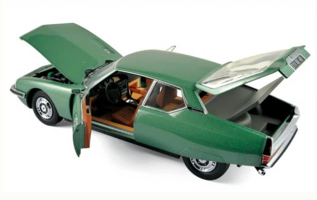 CITROEN SM Groen metallic 1971 schaal 1/18 NOREV ref. 181567, Hobby en Vrije tijd, Verzenden, Nieuw, Auto, Norev