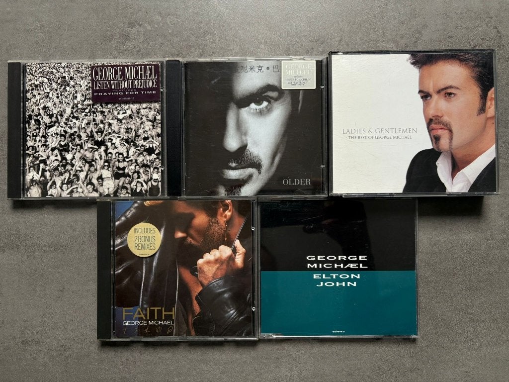 George Michael 6x- Older, Prejudice, Faith, Ladies& Jesus To, Ophalen of Verzenden, Gebruikt, Pop, Album