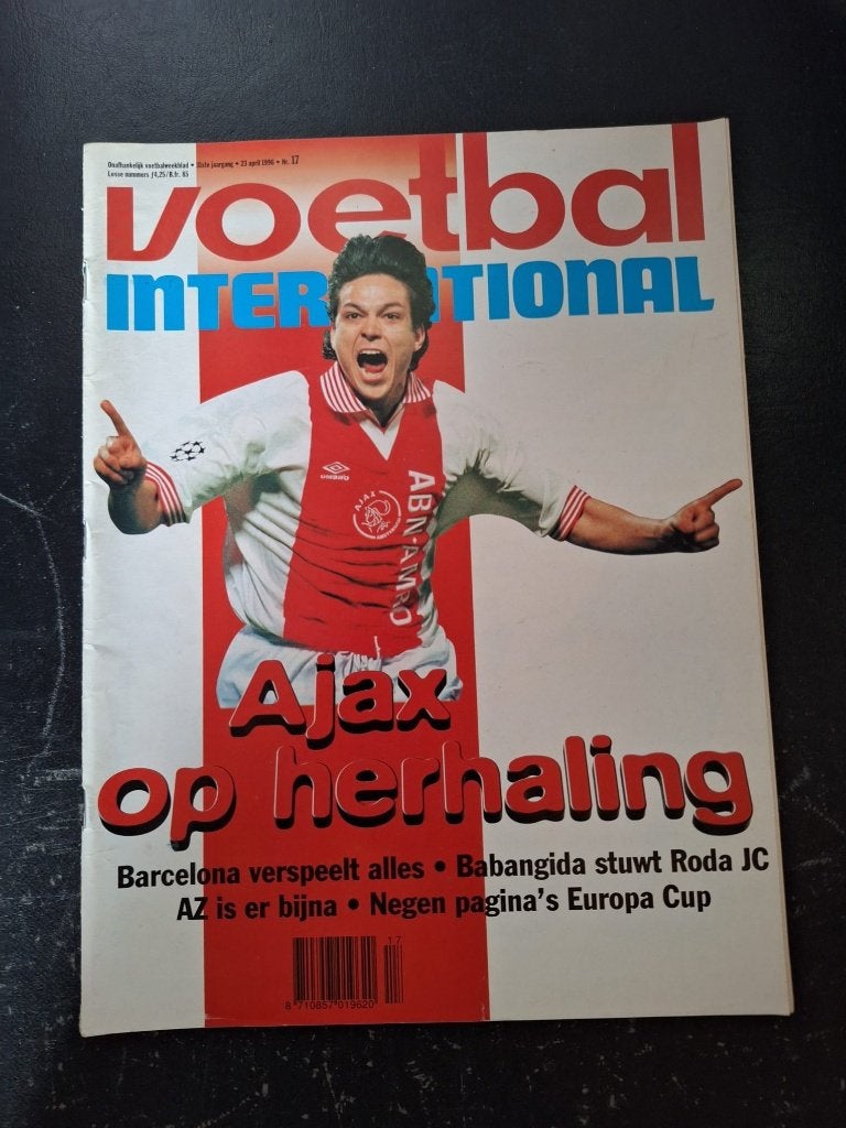 Magazine - Ajax op herhaling in de Champions League, Ophalen of Verzenden, Zo goed als nieuw, Ajax, Boek of Tijdschrift