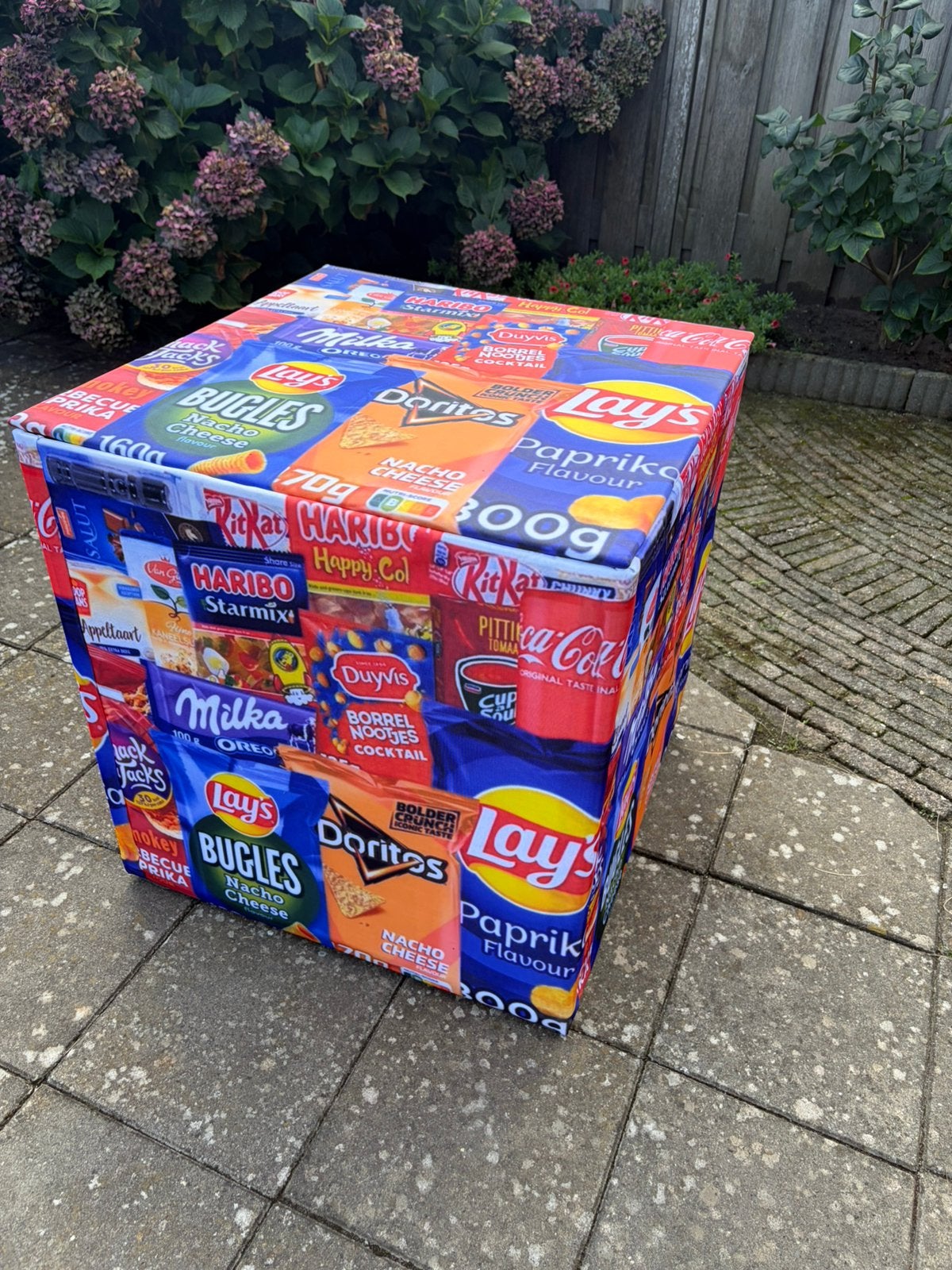 Houten doos, Ophalen, Doos, 60 cm of meer, 50 tot 75 cm