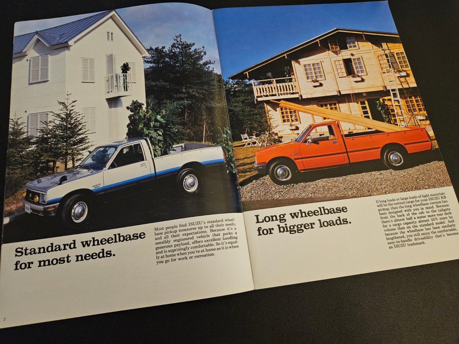Brochure Isuzu Pickups KB / KBD Series 1982, Ophalen of Verzenden, Zo goed als nieuw, Overige merken