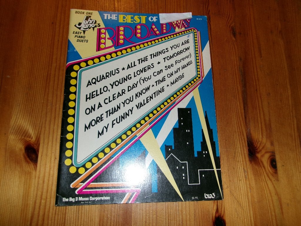 The best of broadway - easy piano duets, Muziek en Instrumenten, Bladmuziek, Gebruikt, Gitaar, Ophalen of Verzenden, Artiest of Componist