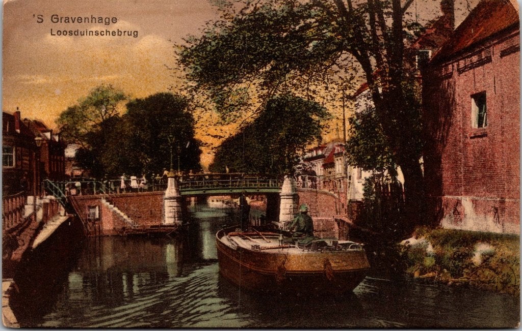 Den Haag 's-Gravenhage - 4 antieke ansichtkaarten Loosduinen, Verzenden, 1920 tot 1940, Gelopen, Zuid-Holland