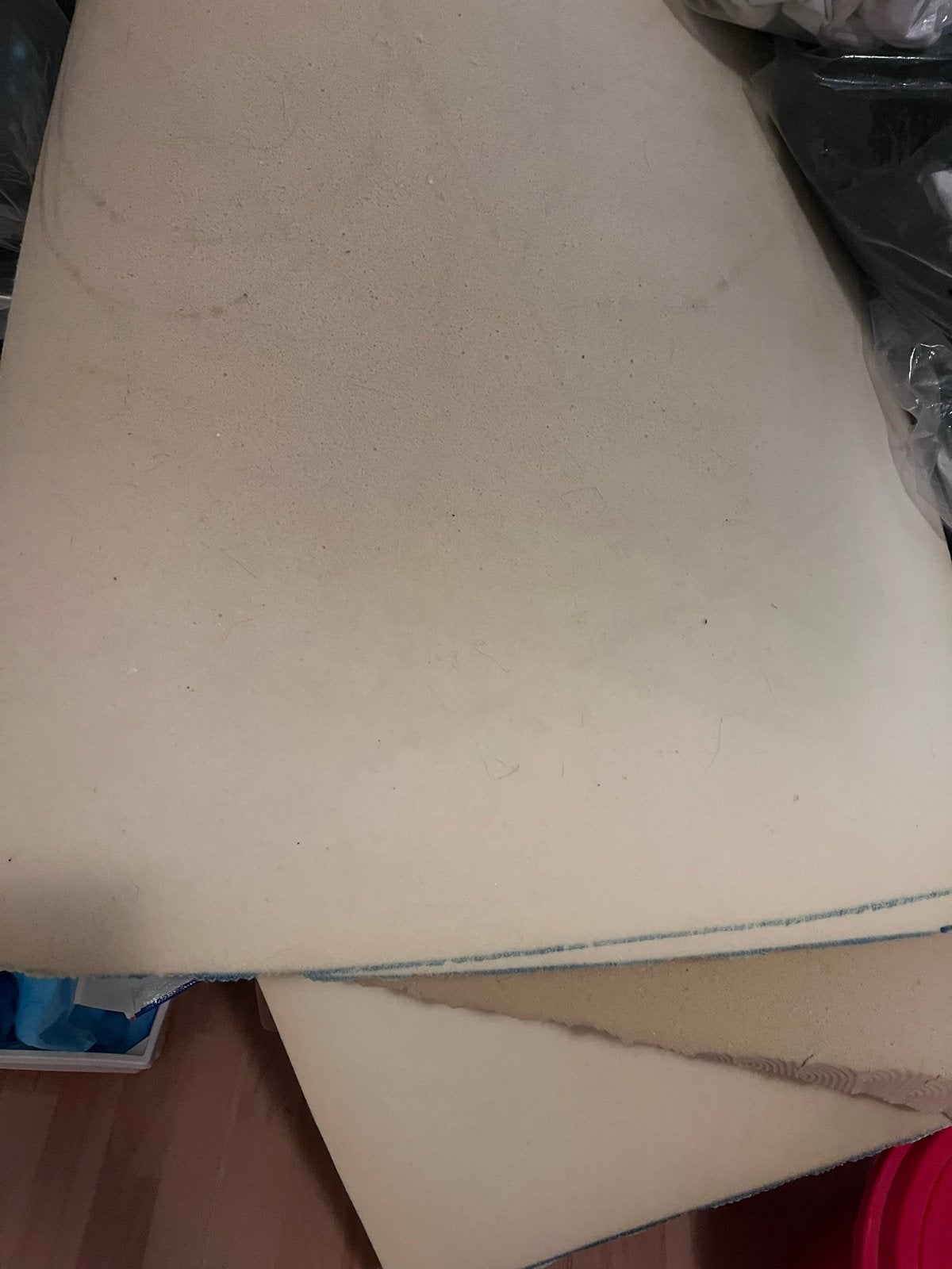 Gebruikte topper schuimrubber, 5 cm dik GRATIS, Ophalen, 90 cm, Eenpersoons, Topstraat 1 markt