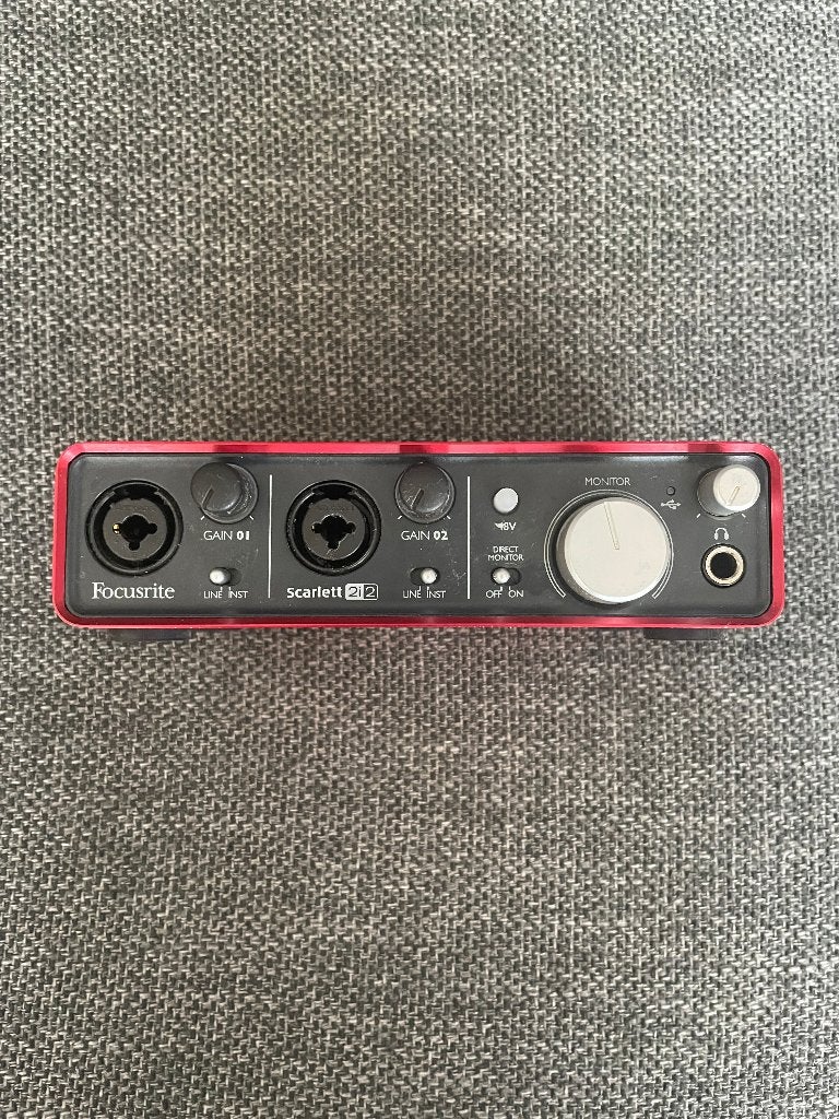 focusrite scarlett 2i2, Ophalen of Verzenden, Gebruikt, Extern, Focusrite