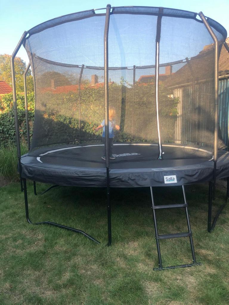 Trampoline 4,3m doorsnee, Ophalen of Verzenden, Gebruikt