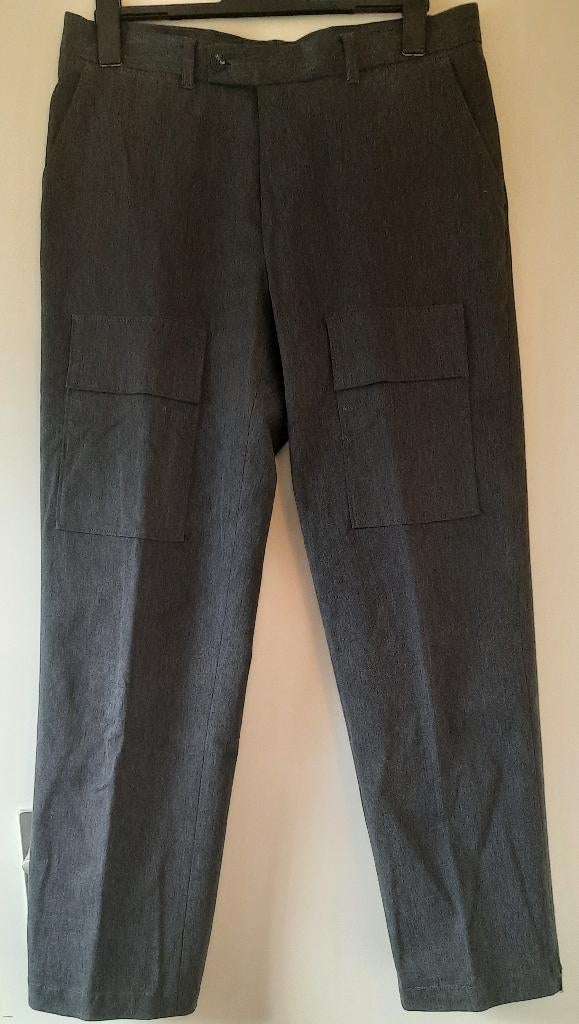 Special casual broek+cargo zakken voorzijde pijpen 52, Ophalen of Verzenden, Gedragen, Maat 52/54 (L), Zwart