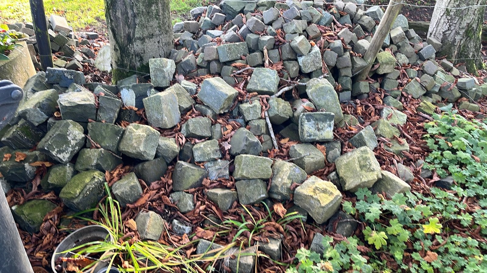Oude kasseien / kinderkopjes - ca. 2 m3, Ophalen, Gebruikt, Hardsteen, Minder dan 20 cm