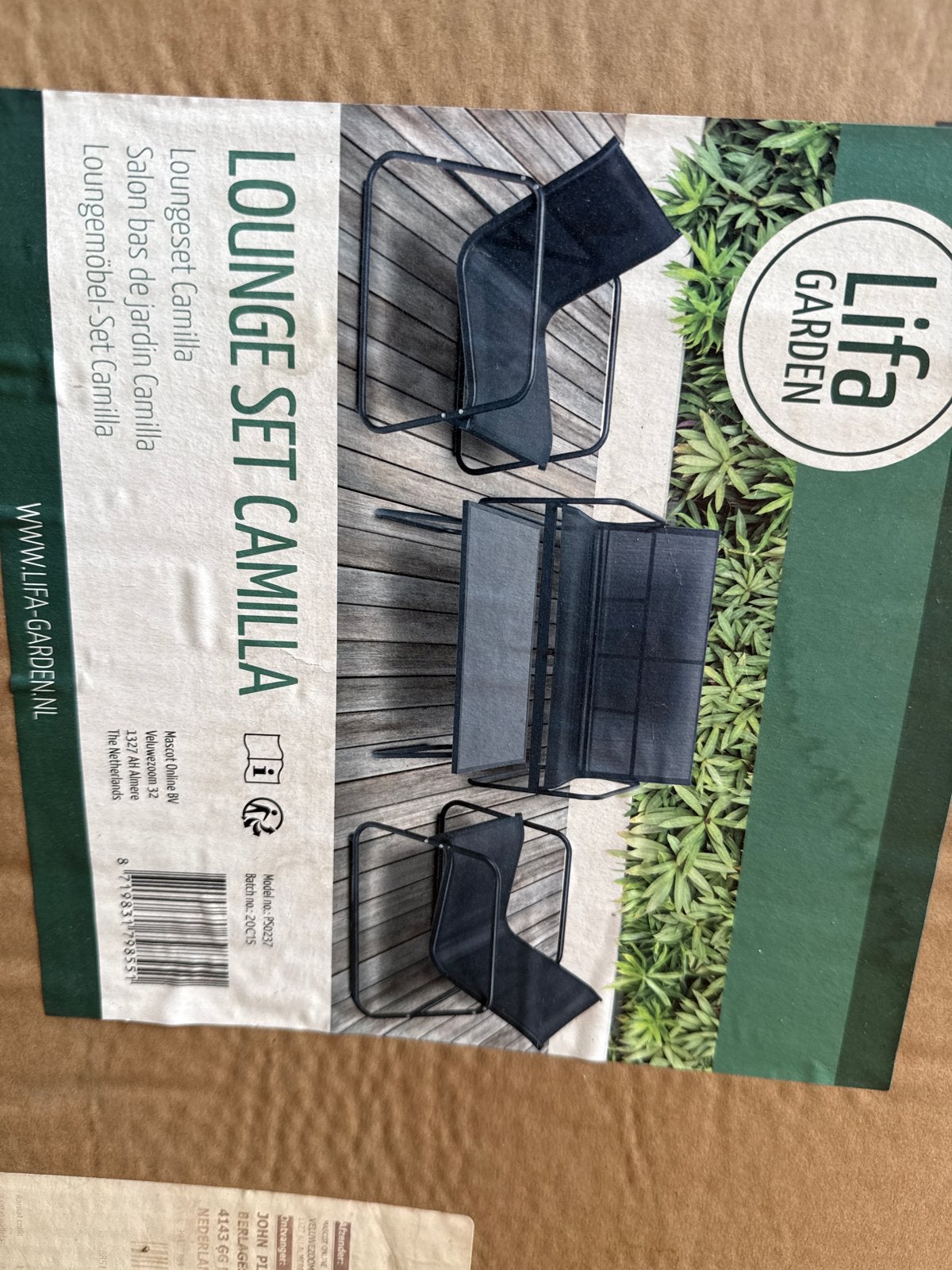 Lifa Garden Loungeset Camilla - Nieuw in verpakking, Ophalen of Verzenden, Nieuw, Loungeset