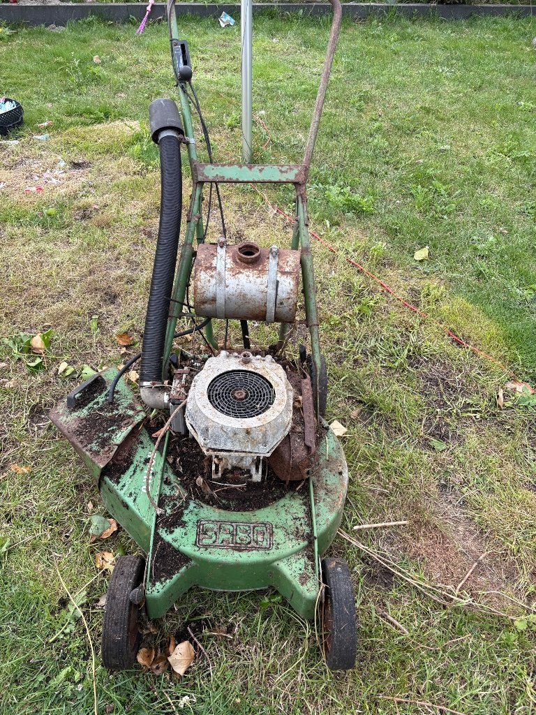 Sabo grasmaaier, Tuin en Terras, Grasmaaiers, Ophalen, Gebruikt, 50 cm of meer, Benzine-grasmaaier