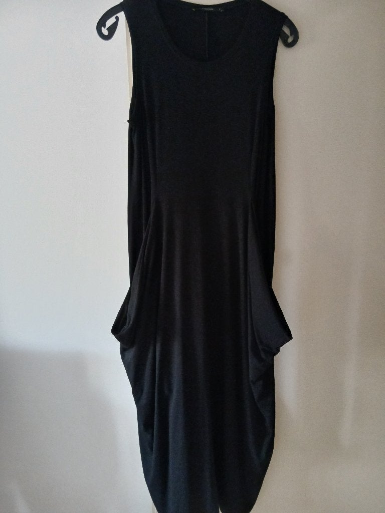 ELSEWHERE lange ballonjurk maat M kleur zwart, Kleding | Dames, Maat 38/40 (M), Verzenden, Elsewhere, Zwart