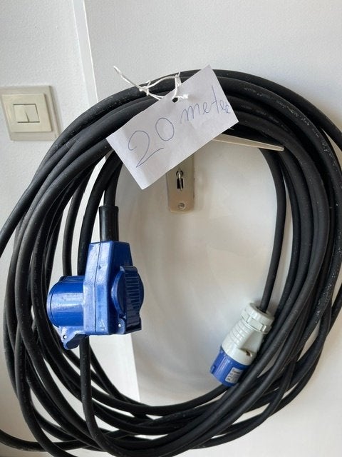 CEE kabel camper/caravan, Caravans en Kamperen, Ophalen, Zo goed als nieuw