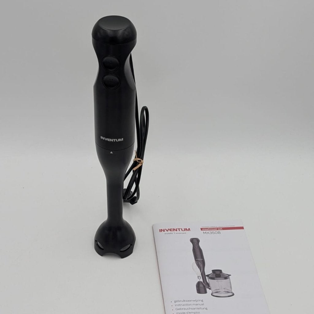 Inventum MX350B Staafmixer keukenmachine set - Nieuw, Inventum, Nieuw, Info@inventum.eu, Inventum Huishoudelijke Apparaten B.V., Edisonweg 8, 4207 HE Gorinchem, Nederland