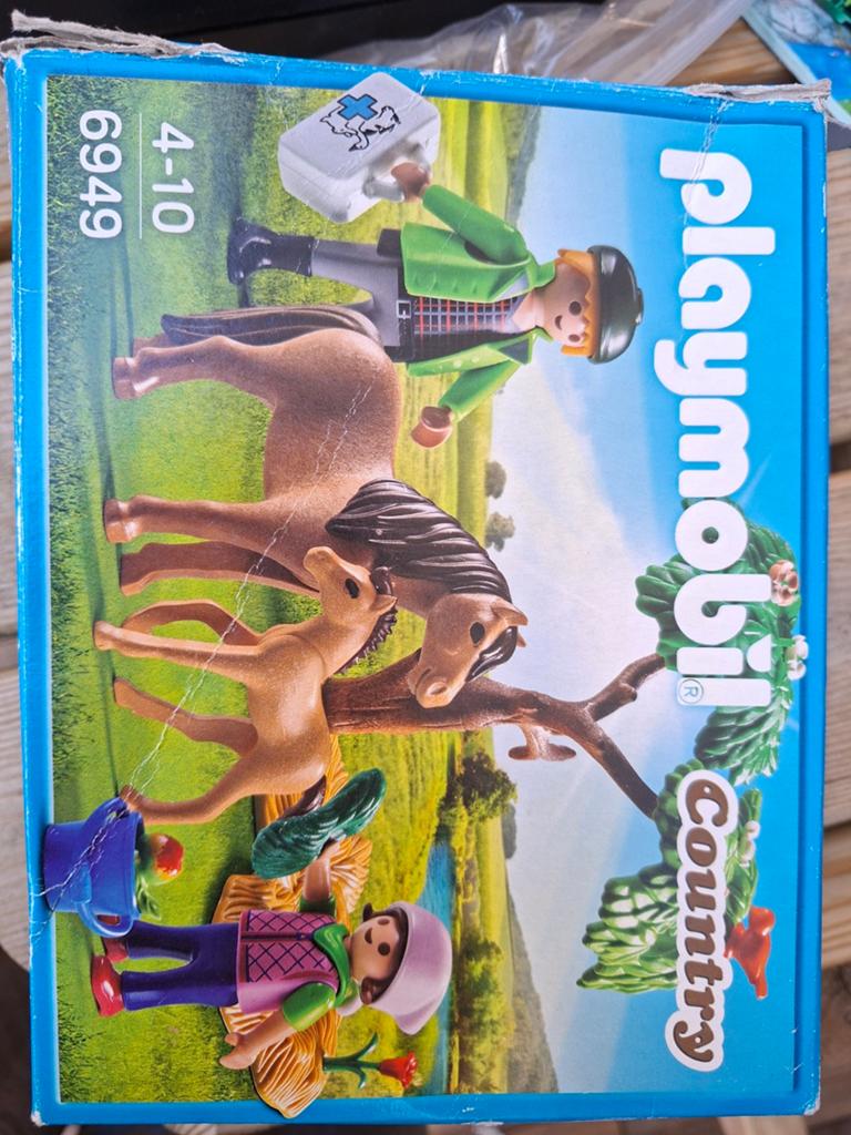 Playmobil Country 6949 Paarden met verzorger, Ophalen of Verzenden, Gebruikt