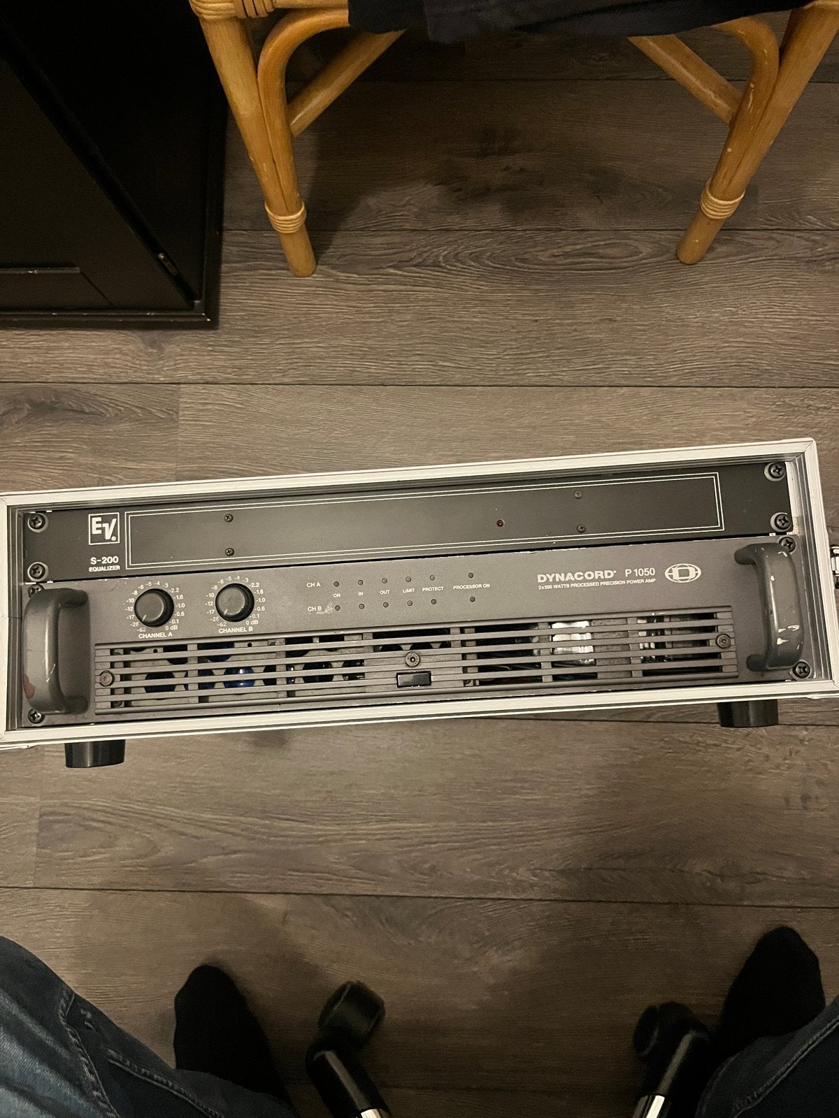 Dynacord P 1050 Eindversterker in Flightcase, Ophalen of Verzenden, Gebruikt, 100 watt of meer