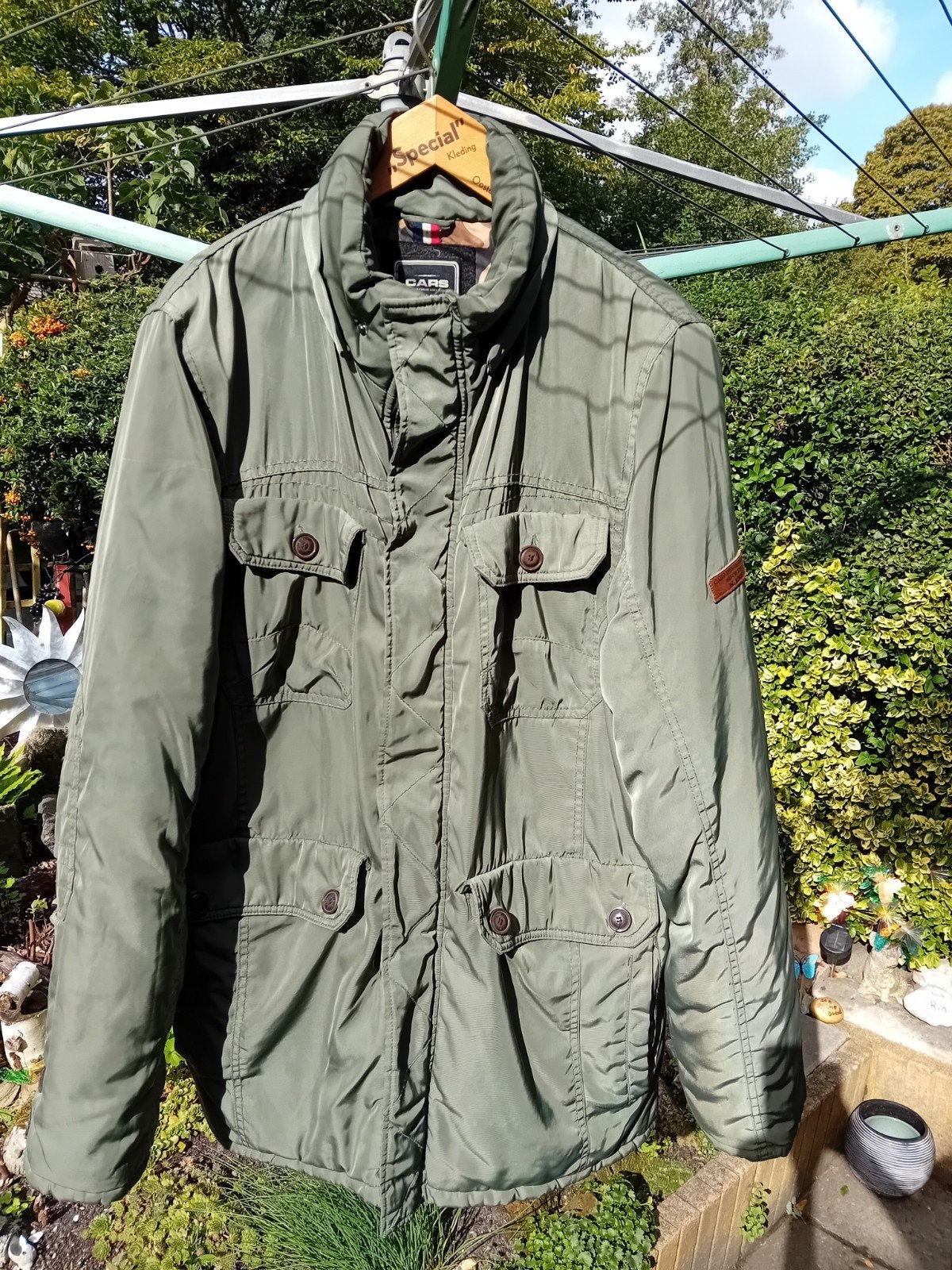 heren wintercoat, Ophalen, Zo goed als nieuw, Groen