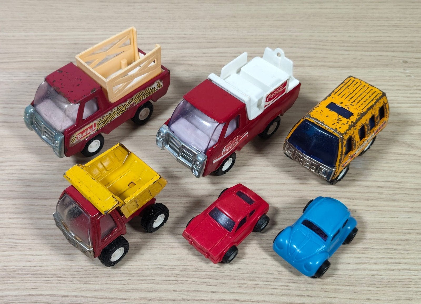 Buddy L set vintage voertuigen, Ophalen of Verzenden, Auto