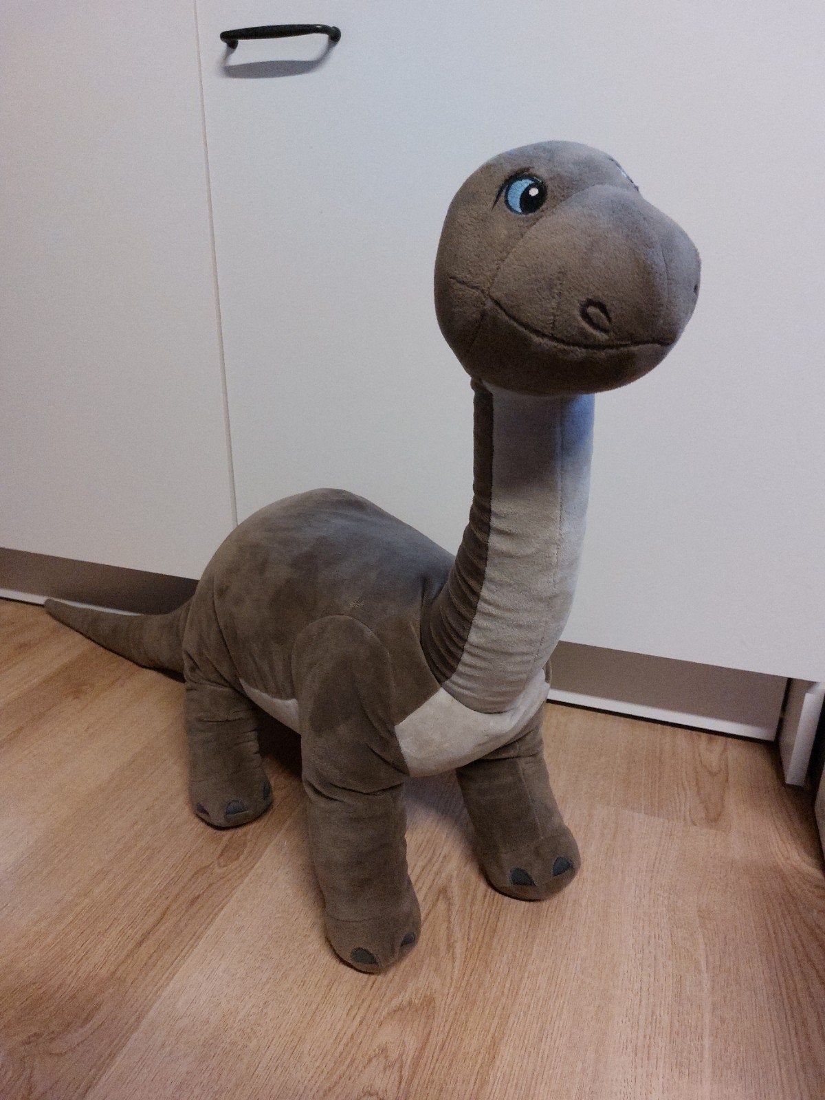 IKEA dinosaurus knuffel grote versie brontosaurus, Ophalen of Verzenden