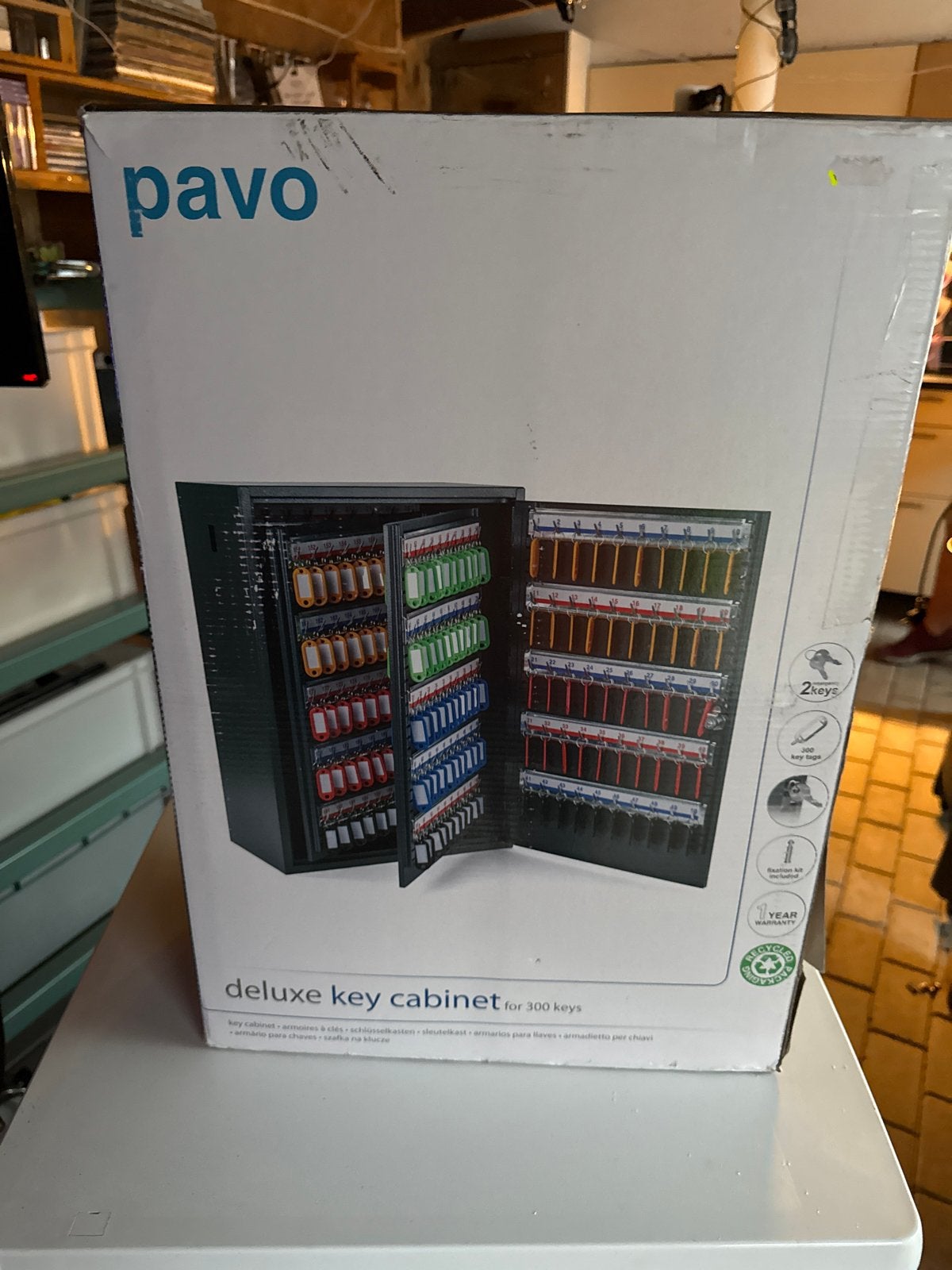 Pavo Deluxe Sleutelkast voor 300 sleutels, Ophalen, Nieuw