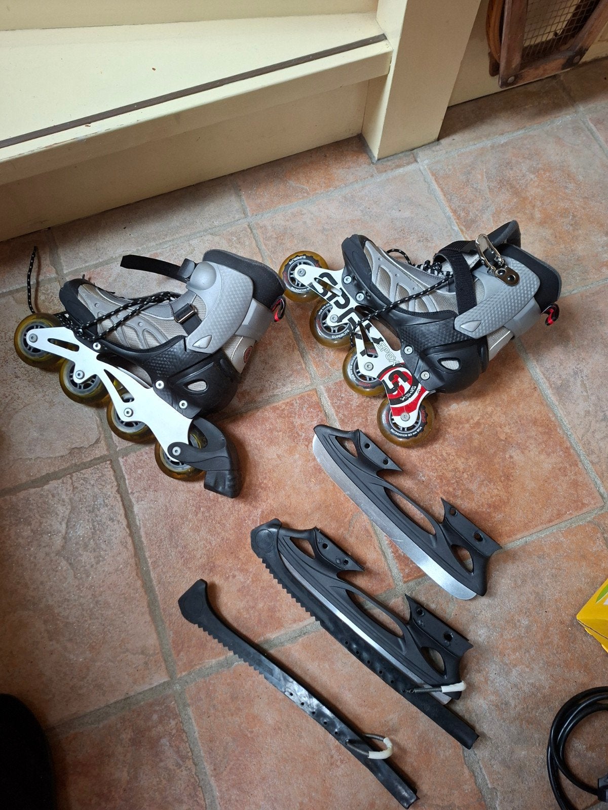 Spex 2-in-1 Combi Schaatsen/Skeelers Maat 41, Ophalen, Gebruikt, Combinoren, Overige merken