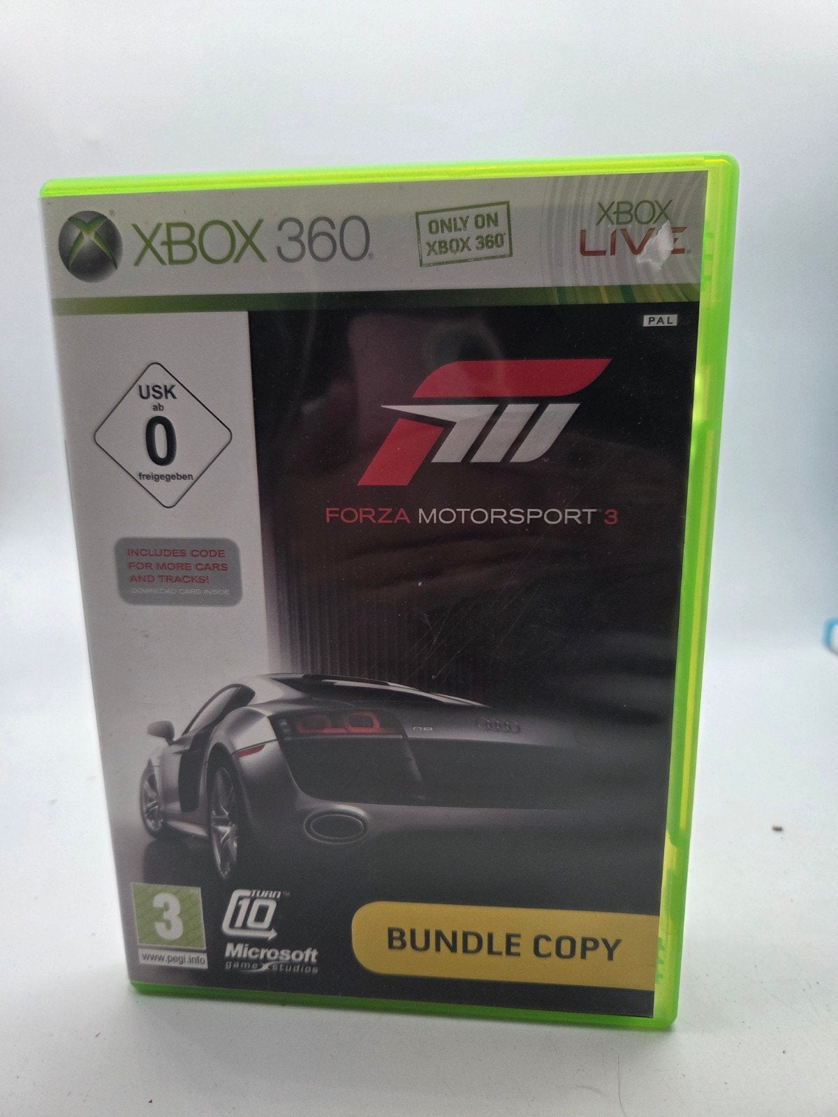 Forza Motorsport 3 - Xbox 360 - Racegame, Online, Gebruikt, 1 speler, Racen en Vliegen