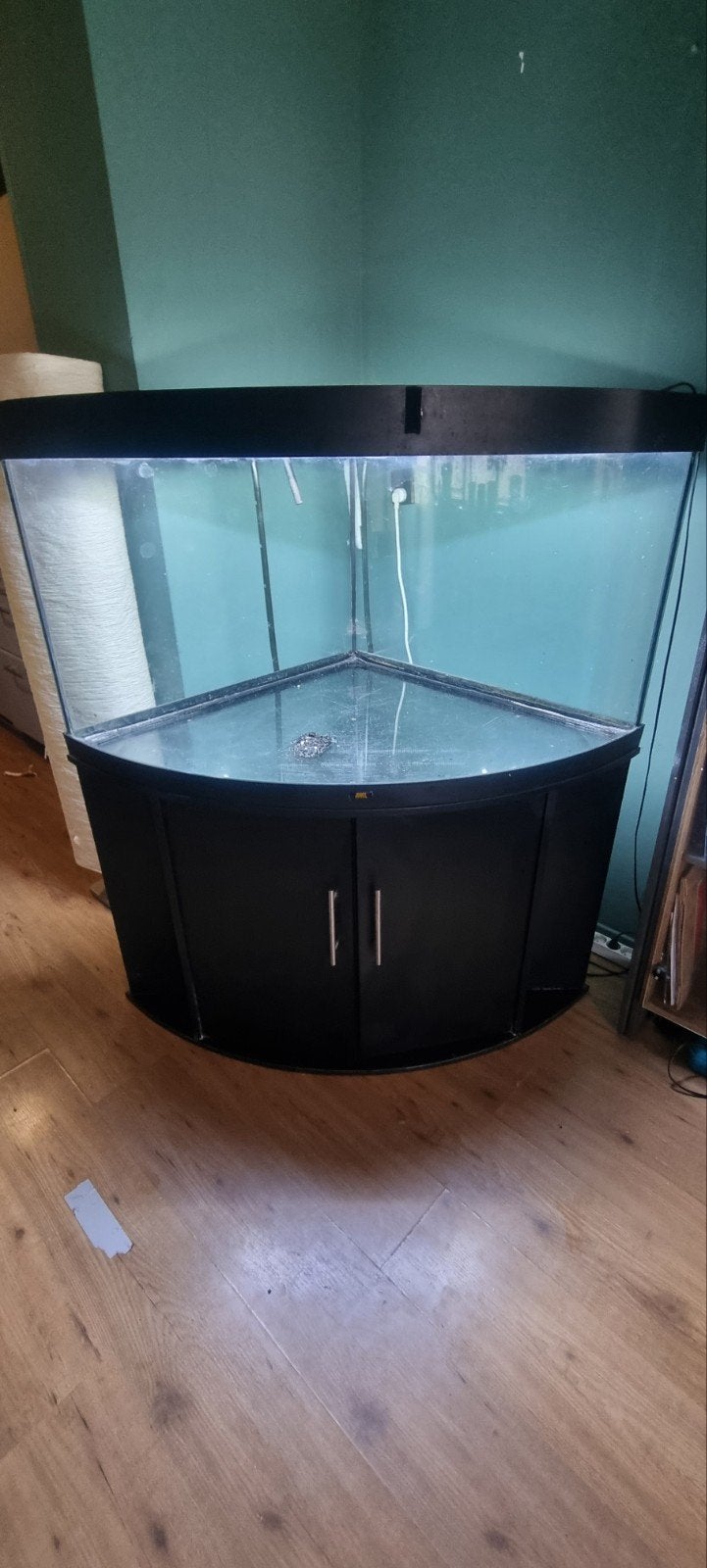 juwel trigion 350 hoek aquarium, Dieren en Toebehoren, Vissen | Aquaria en Toebehoren, Ophalen, Inclusief slangen, Leeg aquarium