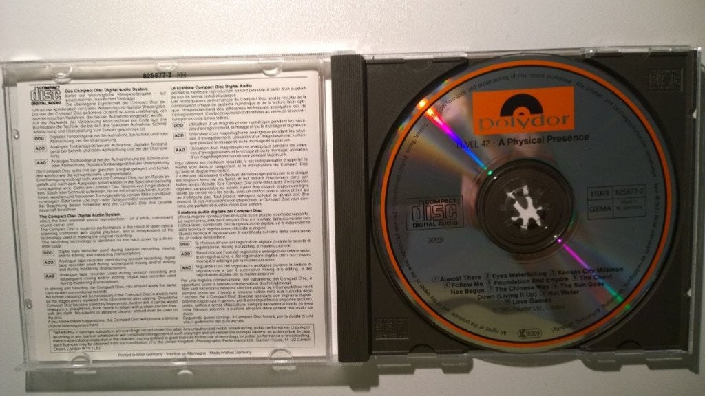 Level 42 - A Physical Presence, Ophalen of Verzenden, Zo goed als nieuw, Pop, Album