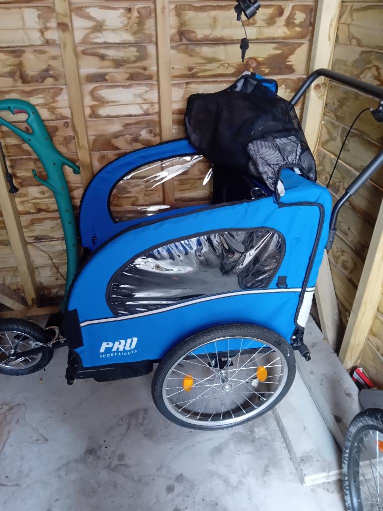 Fietskar, Fietsen en Brommers, Fietsaccessoires | Aanhangers en Karren, Ophalen, Zo goed als nieuw, Kinderkar, 40 tot 60 kg