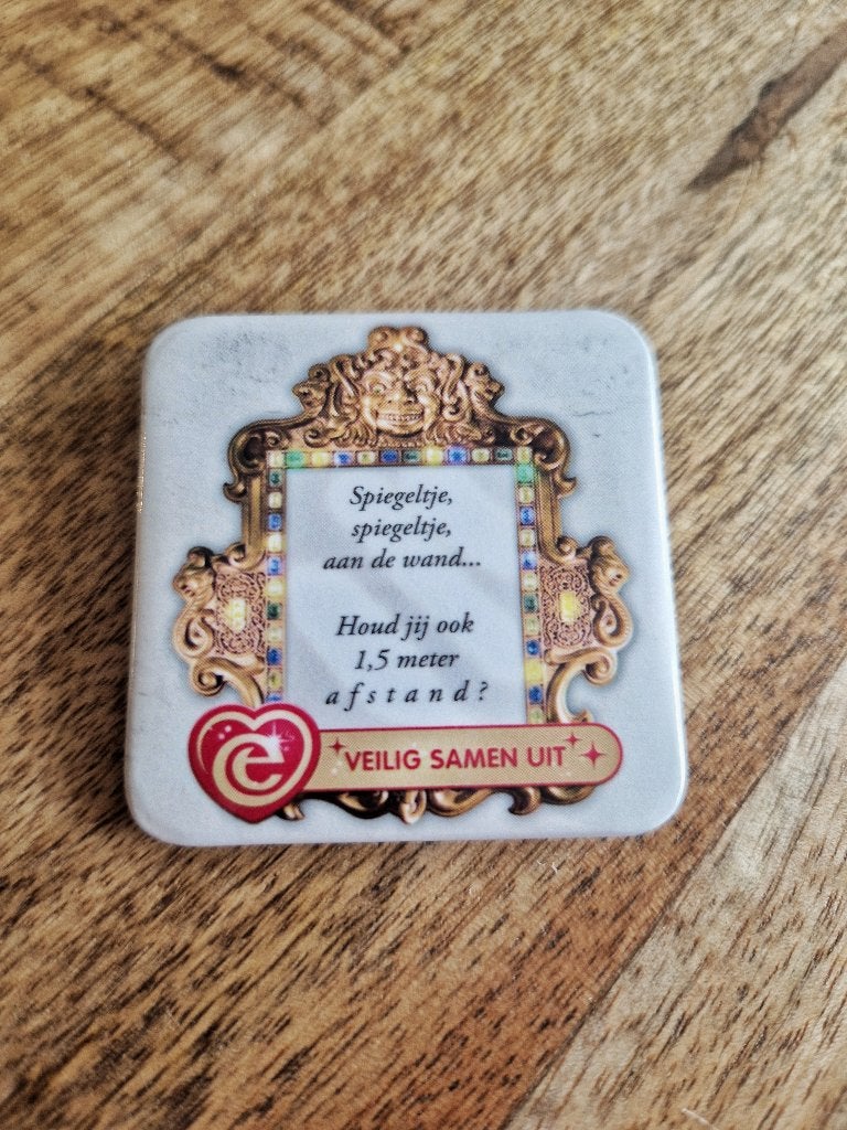 Efteling Corona button voor Medewerkers! Zeldzaam - NIEUW!, Ophalen of Verzenden, Nieuw, Overige onderwerpen, Button