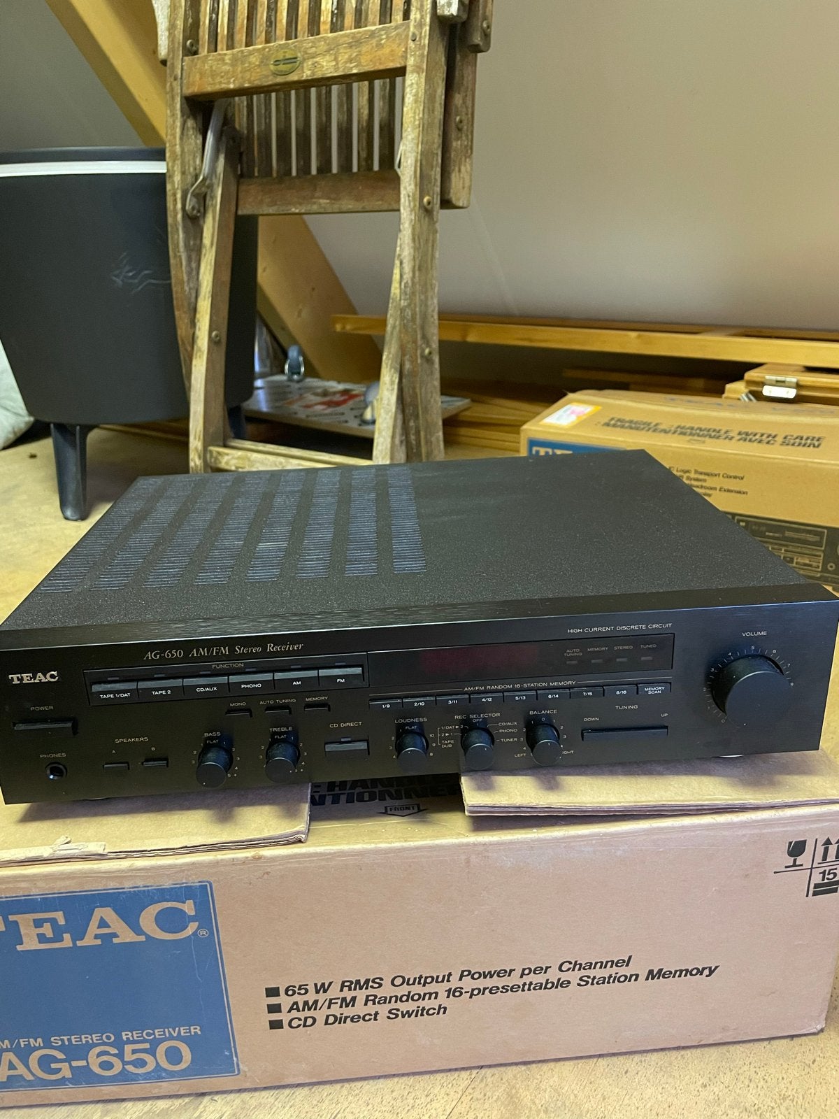 TEAC Stereo Receiver en Cassettedeck, Overige merken, Gebruikt, Cassettedeck, Losse componenten