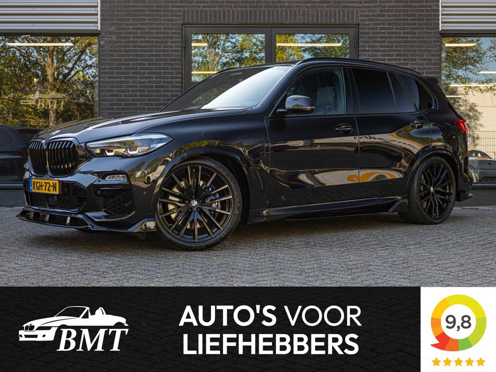 BMW X5 G05 xDrive45e High Executive M Sport / Pano / CoPilot, Gebruikt, Met garantie (alle), Zwart, Leder