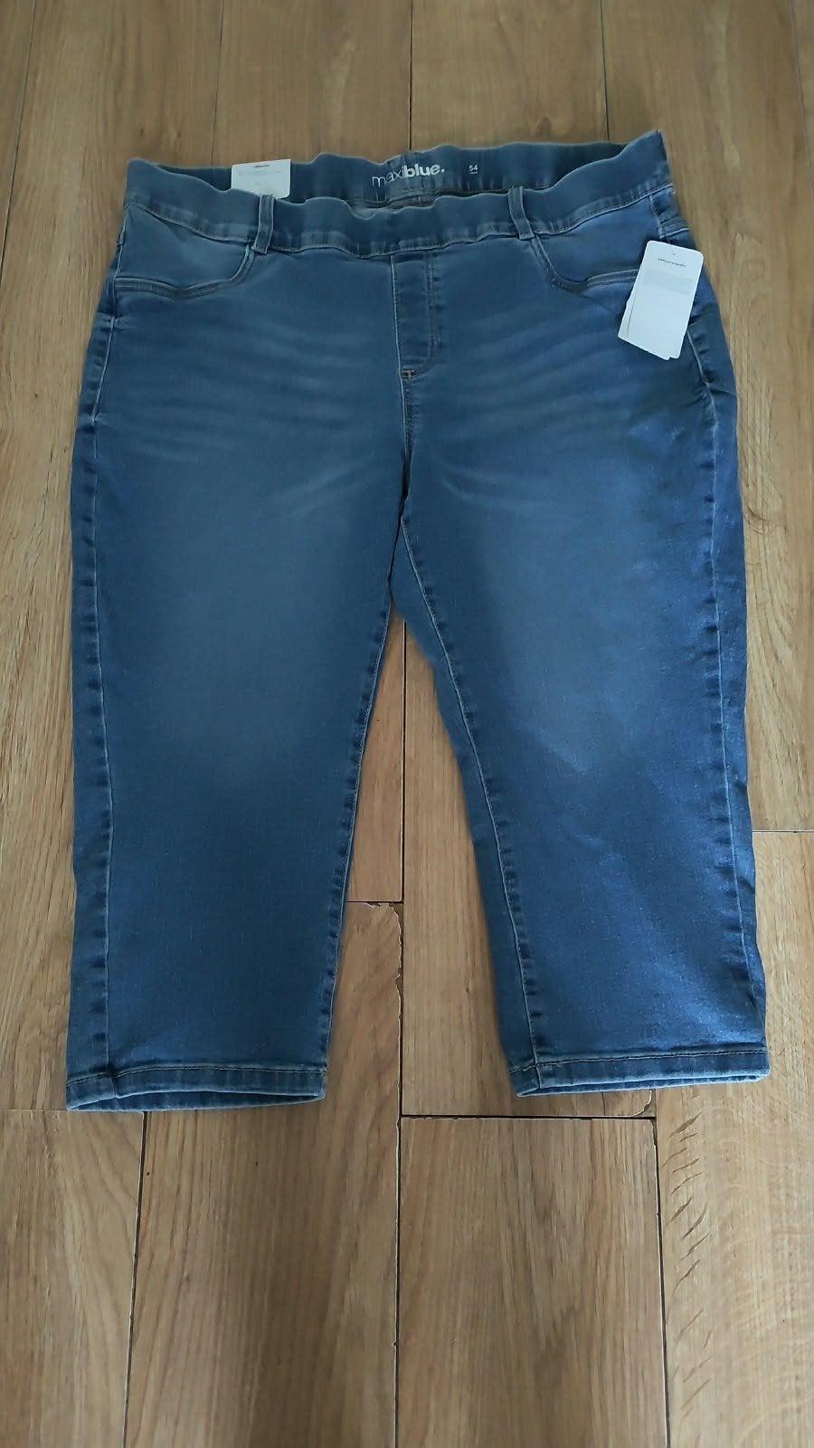 Nieuwe Takko Capri spijkerbroek maat 54, Blauw, Maat 46/48 (XL) of groter, Nieuw, Ophalen of Verzenden