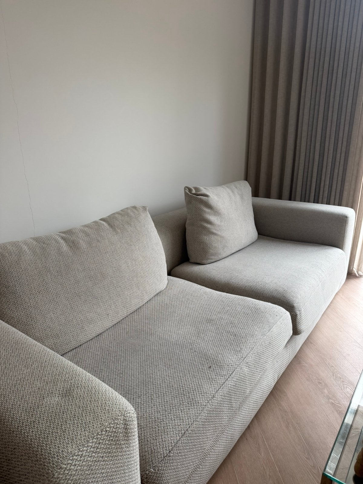 3 zits plus loveseat, Ophalen of Verzenden, Zo goed als nieuw, 75 tot 100 cm
