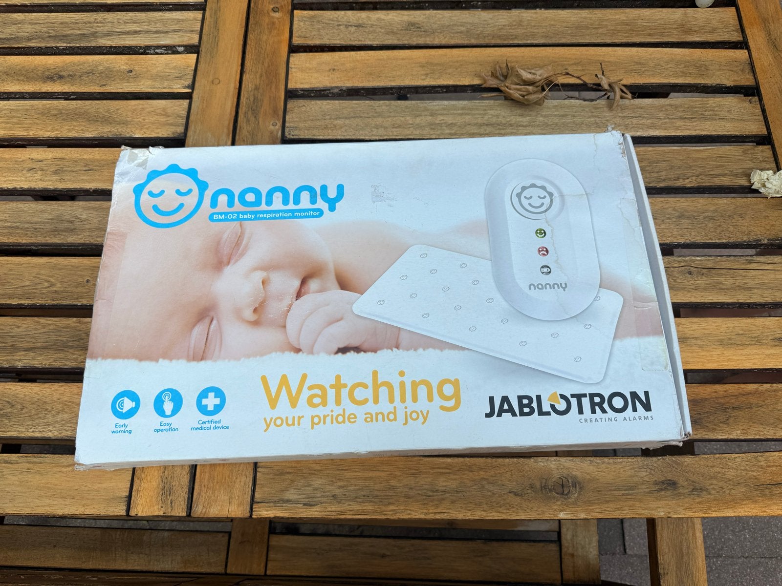 Nanny BM-02 Baby Ademhalingsmonitor, Ophalen, Gebruikt, 250 meter of meer