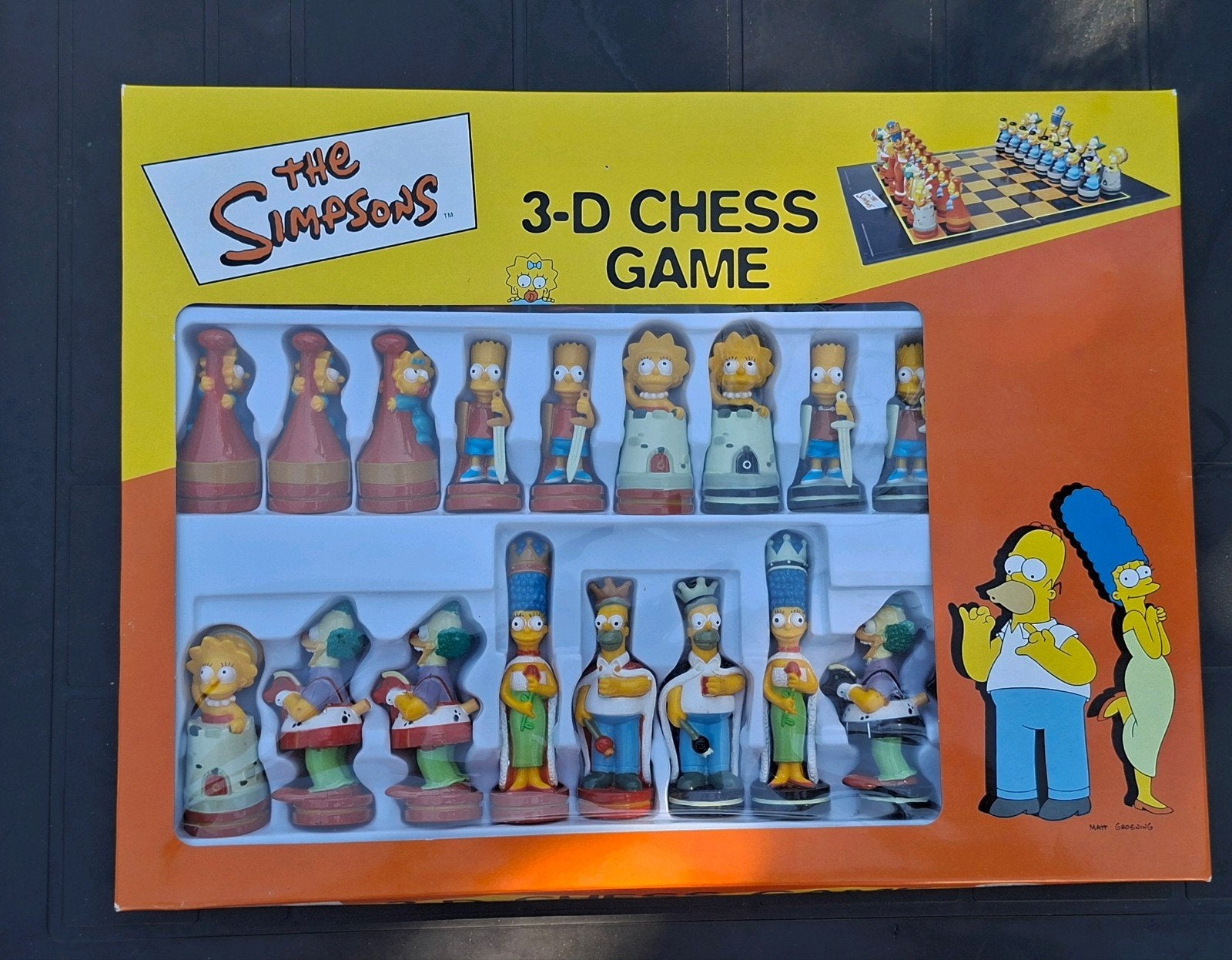 The Simpsons 3D Schaakspel - Compleet en nieuw in de doos, Ophalen of Verzenden