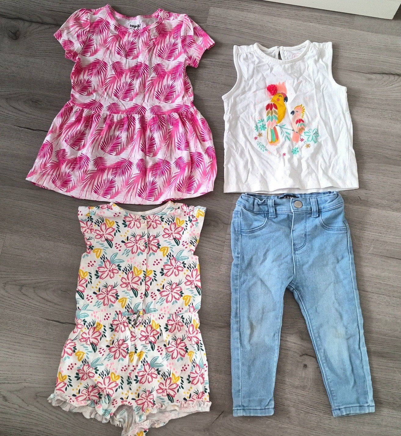 Zomersetje voor meisjes, Verzenden, Zo goed als nieuw, Maat 86