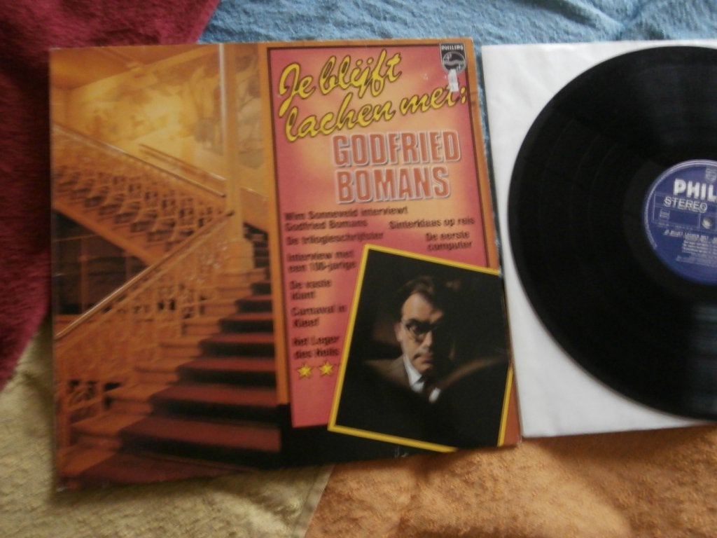 LP - Godfried Bomans - Je Blijft Lachen Met Godfried Bomans., Ophalen of Verzenden, Zo goed als nieuw, 12 inch, Overige genres
