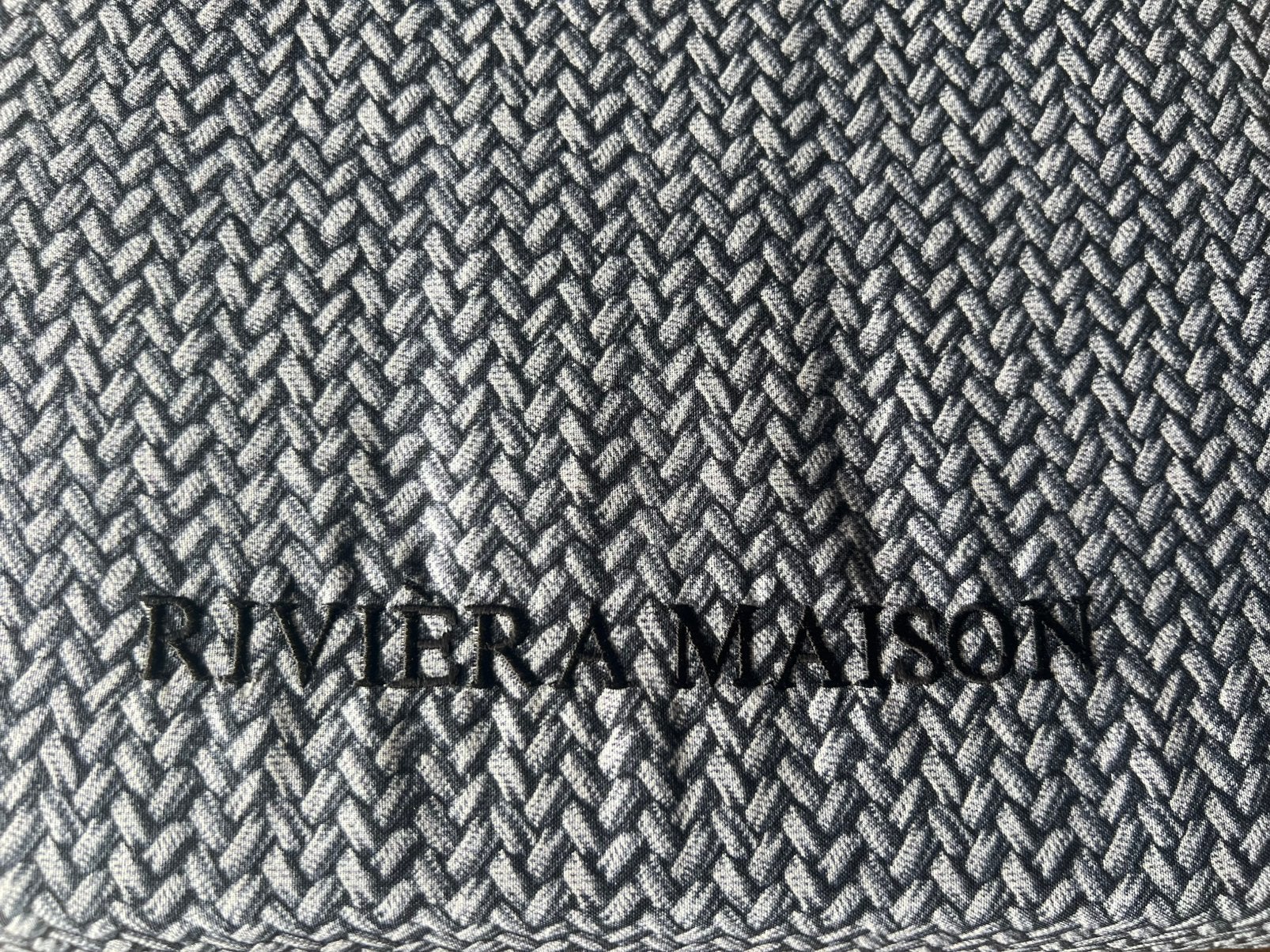Riviera Maison Twisted Blue dekbedovertrek 200x200/220 NW, Dekbedovertrek, Katoen, Riviera Maison, Inclusief kussenslopen