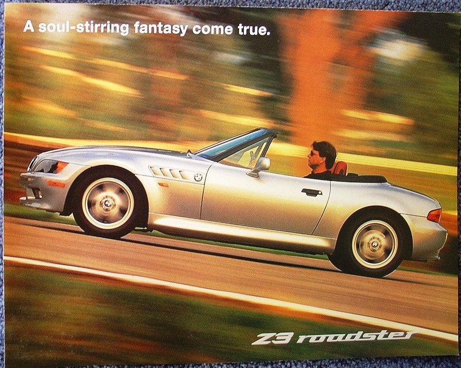 BMW Z3 1995 intro brochure USA, Verzenden, Zo goed als nieuw, BMW