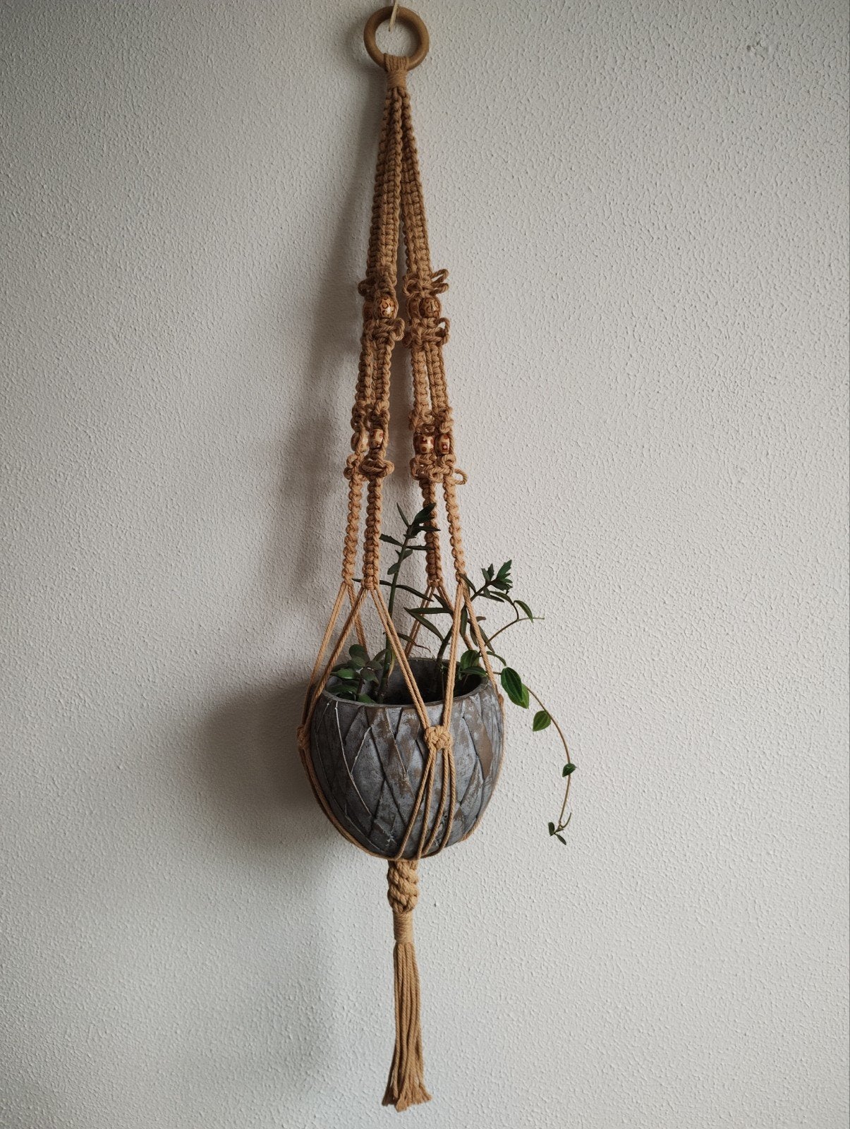 Macramé plantenhanger. Sisters Forever., Ophalen of Verzenden, Nieuw