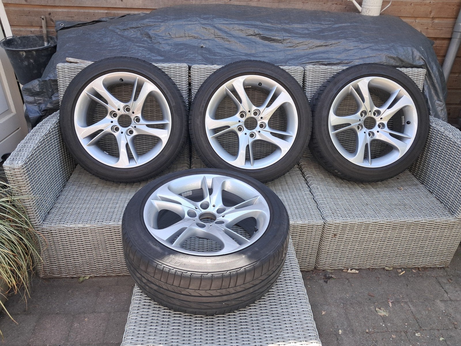 Z4 e89 BMW velgen 17inch Breedset., Auto-onderdelen, Banden en Velgen, Gebruikt, Banden en Velgen, 17 inch, Ophalen of Verzenden