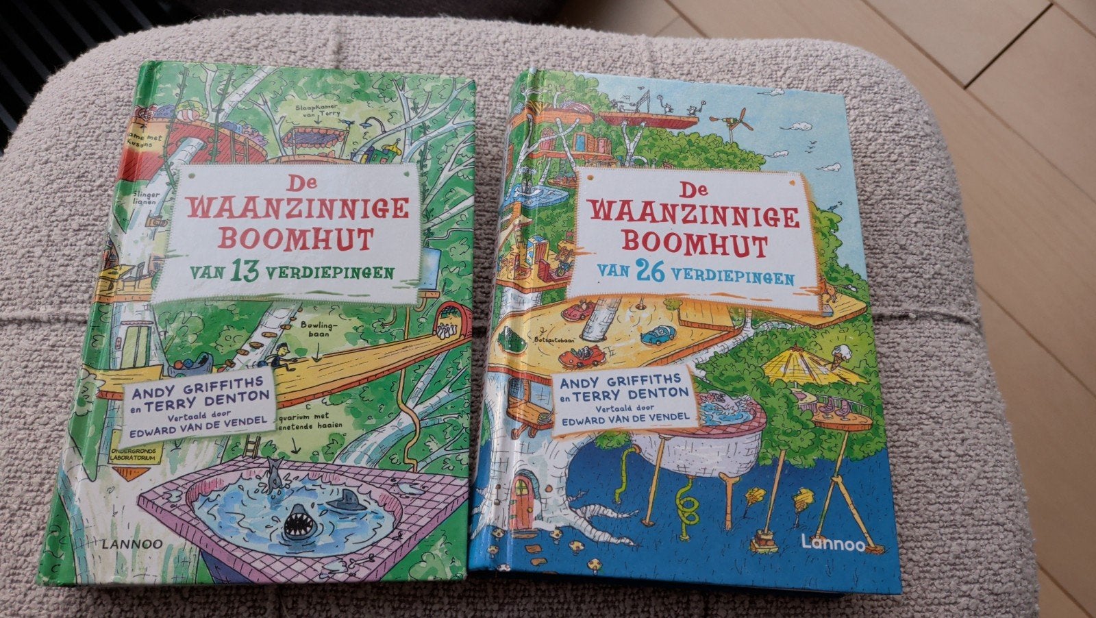 De Waanzinnige Boomhut boeken deel 1 en 2 (13 & 26 verdiepin, Boeken, Ophalen of Verzenden, Zo goed als nieuw, Andy Griffiths en Terry Denton