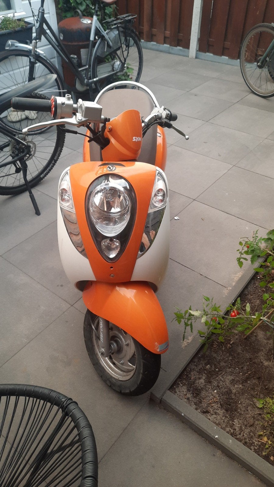 sym mio blauw kenteken, Gebruikt, Benzine, 50 cc, Maximaal 25 km/u
