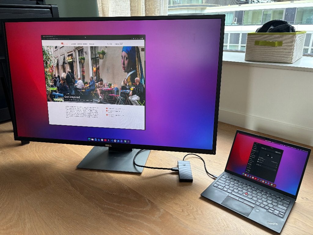 Dell 4317Q 4K 42.5 inch monitor, Computers en Software, Ophalen, IPS, 60 Hz of minder, DisplayPort