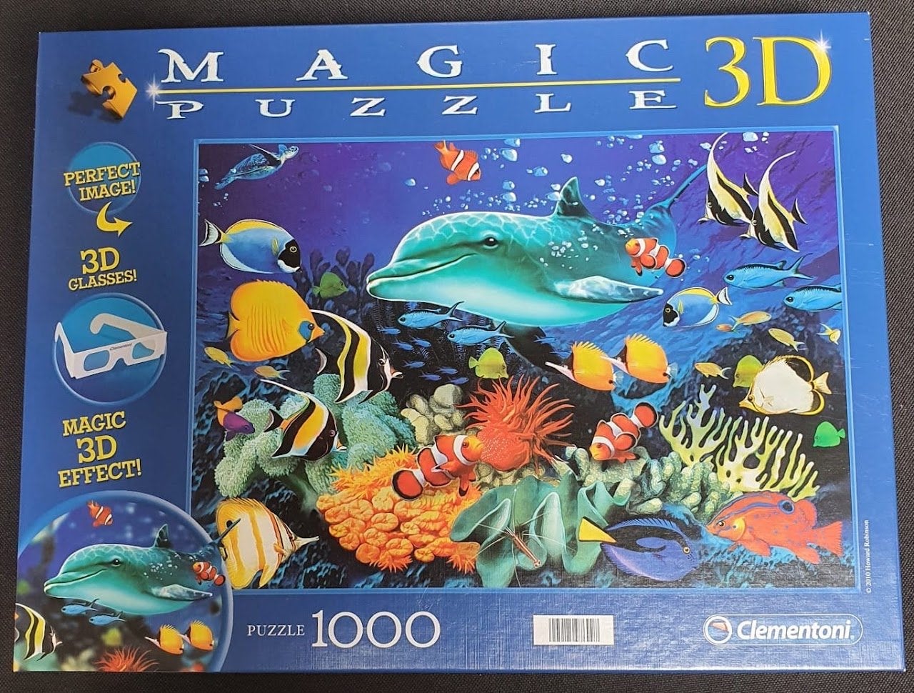 Onderwaterwereld, Ophalen of Verzenden, 500 t/m 1500 stukjes, Zo goed als nieuw, Legpuzzel