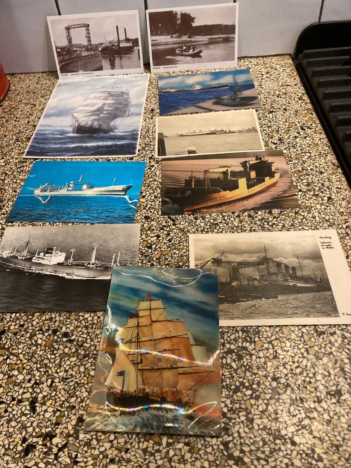 Set kaarten boten, Ophalen of Verzenden, Zo goed als nieuw, Kaart, Foto of Prent