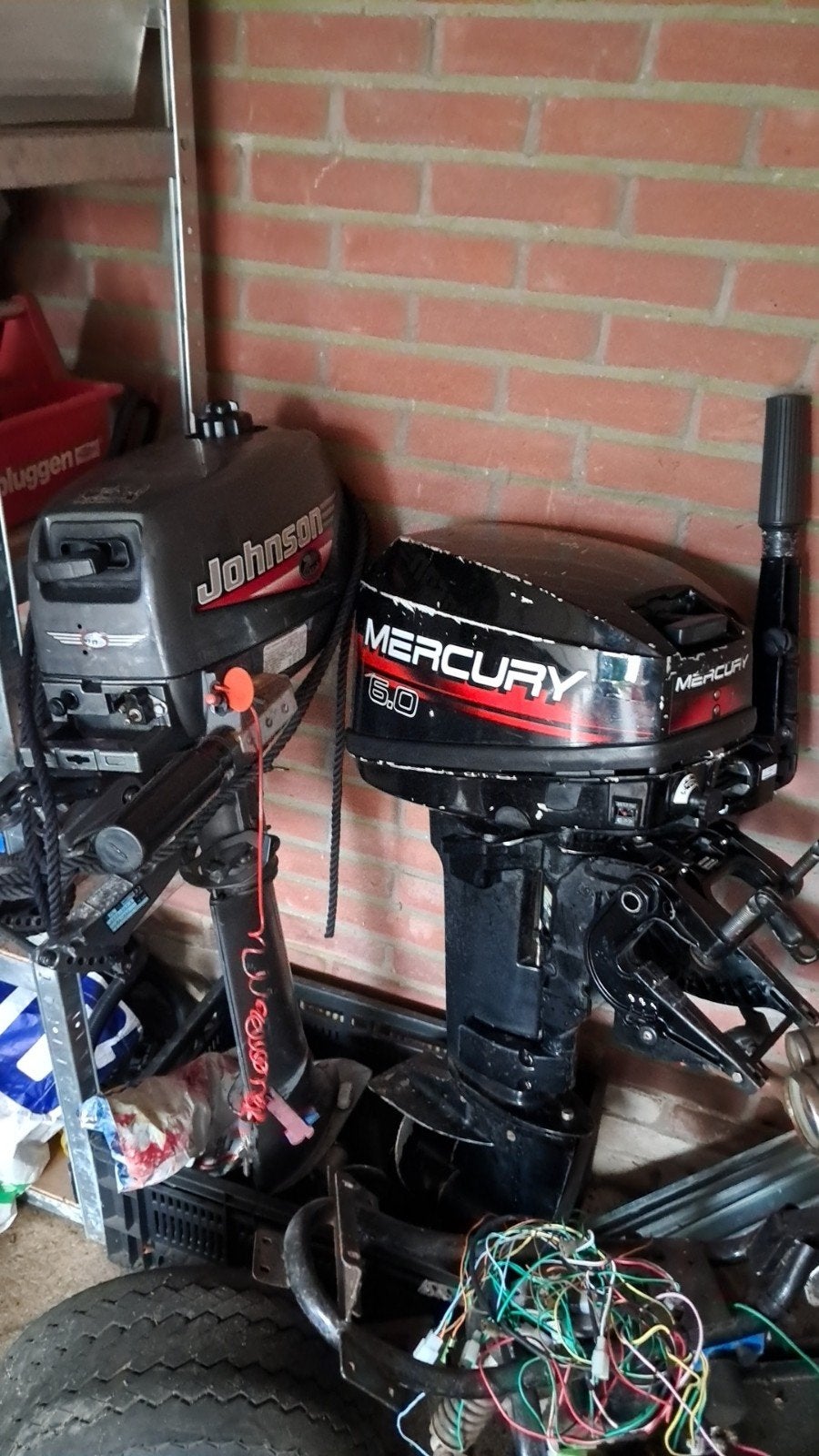 Johnson 5pk 2-takt buitenboordmotor met versnellingsprobleem, Ophalen of Verzenden