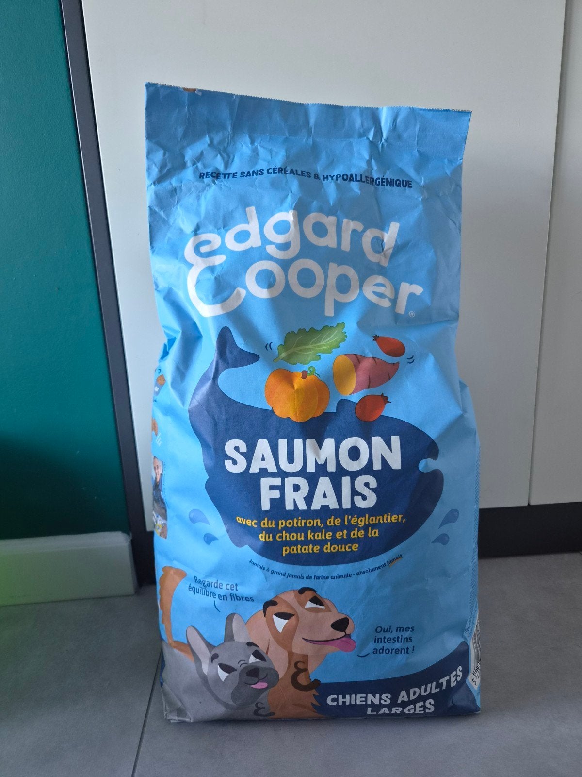 nieuwe zak edgard cooper zalm adult 12kg, Dieren en Toebehoren, Ophalen, Hond